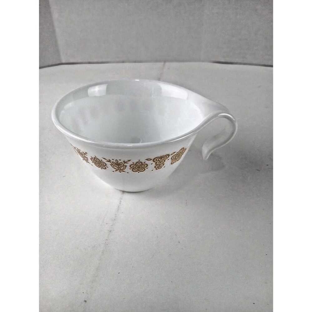 Corelle Replacement Butterfly Gold Hook Handle Cup VTG
